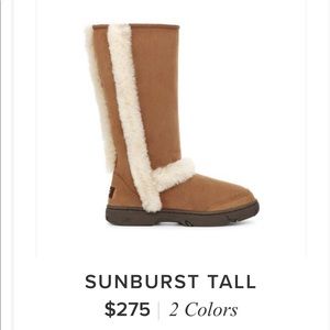 Ugg Australia Sunburst Tall Boots size 7